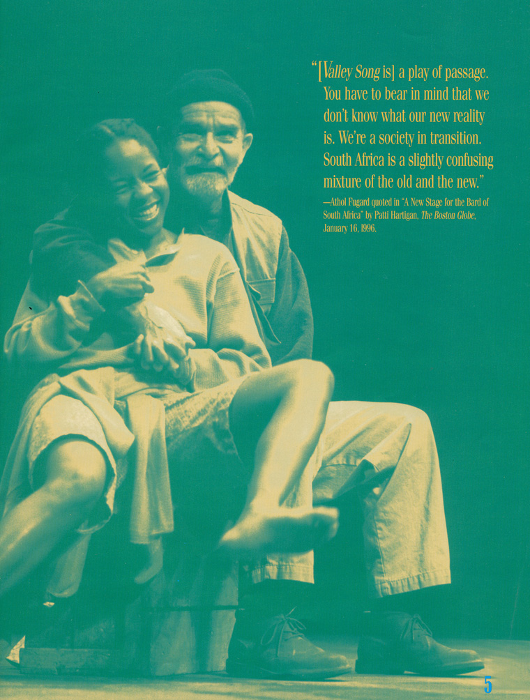 LisaGay Hamilton Tearsheets, Valley Song Program